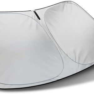 Parasol para Parabrisas para Audi Q6 e-Tron (2024-2026), Parasol Coche Delantero Plegable Protector Solar Parabrisas Bloqueo Rayos UV Interior Accesorios Coche,140 * 70cm