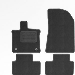 Mats4all Alfombrillas Textiles a Medida para Renault Symbioz E-Tech Full Hybrid 2024-> | Antideslizantes | con Refuerzo | 4 Piezas | Alfombrillas de Coche | Juego de Alfombrillas