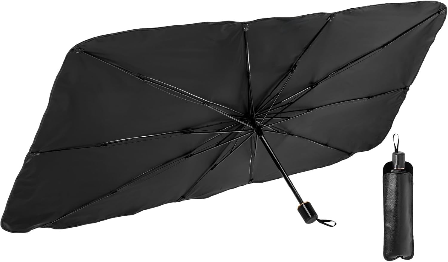 Parasol Coche Delantero, Paraguas Parasol Coche, Parasol Paraguas Coche para La Mayoría De Los Modelos(75cm*135cm)