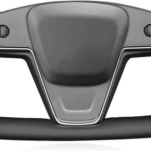 MEWANT Funda de Volante para Yoke Style Steering Wheel para Tesla Model S 2021-2023 / Model X 2021-2023 Cubierta de Volante | Style Steering Wheel / Tesla Model S 2021-2023 / Model X 2021-2023 Yoke Transpirable Para Volantes Calefactados Duradero