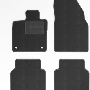 Mats4all Alfombrillas Textiles a Medida para Ford Explorer EV 2024-> | Antideslizantes | con Refuerzo | 4 Piezas | Alfombrillas de Coche | Juego de Alfombrillas