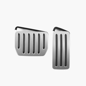 TPARTS Juego de Pedales de Rendimiento de Aluminio con Bloqueo Auto-Flip para Tesla Model 3 y Model Y Fundas de Pedales Acelerador y Freno con Protector Antideslizante Accesorios de reemplazo de