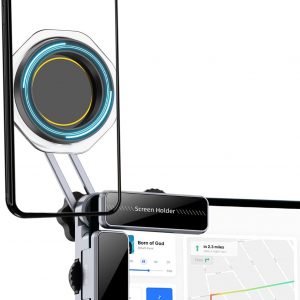 Tesla – Soporte magnético universal para teléfono de coche, giratorio 360°, almohadilla de silicona para proteger la pantalla, accesorios Tesla para modelo 3/Y/S/X/Cybertruck