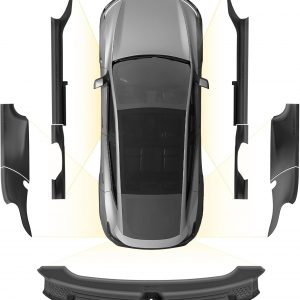 3W Set 9 Protecciones Umbral para Tesla Model Y Juniper 2025-2026, para Premium/Performance [Non para Standard 2026], Protector de Puerta y Maletero en TPE, Antirrayas, Accesorios a Medida