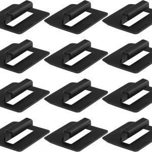The Lord of The Tools 12 Clips de Repuesto para Cortina de Parasol de Coche compatibles con Tesla Model 3/Model Y/Model S/Model X 40 x 33 mm/1.57 x 1.3 Pulgadas
