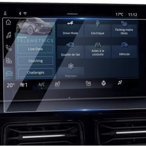 LUWU 2 Piezas Compatibles con Renault 5 E-Tech 2025 2026 Electric EV Navigation Protector de Pantalla 10,1 Pulgadas Protector de Pantalla de Nanó 6H Antiarañazos R5 E-Tech R4 OpenR link Accesorios