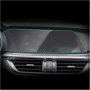 GPS Protector Pantalla Para Alfa Para Romeo Para Stelvio 2015-2023 Navegación GPS Coche Película Protectora Pantalla LCD TPU Protector 8.8 Pulgadas(2 Piece)