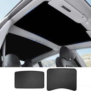 TOPABYTE Parasol de Techo para Tesla Nuevo Model 3 Highland 2018-2026 Negro