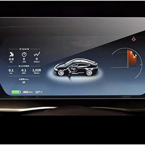 Protector de Pantalla Transparente para Tesla Model X 2016 2017, Panel de Instrumentos de 12,3 Pulgadas, Protector de Pantalla de Vidrio Templado.