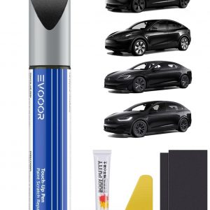 Negro Sólido (PBSB) Kit de pintura de retoque para Tesla DIY con pintura de retoque de color a juego para Model 3/Y/S/X