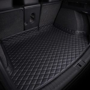 Protector Maletero Coche, para BYD Atto 3 Atto 3 EV/Yuan Plus 2022-2023 2024(Upper Layer) Cobertura Impermeable Anti-Slip Cuero Protector Maletero Coche Interiore Accesorios,B