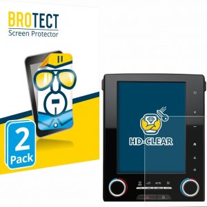 BROTECT Protector Pantalla para Renault Megane GT R-Link 2 8.7″ Protector Transparente (2 Unidades) Anti-Huellas