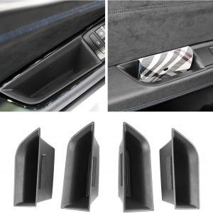 CDEFG Compatible con Renault Austral/Espace VI 6 2022-2024, Caja de Almacenamiento Austral para Puerta de Coche, Cubiertas Caja de Almacenamiento, Austral E-Tech Hybrid 2025 Accesorios (4 Unidades)