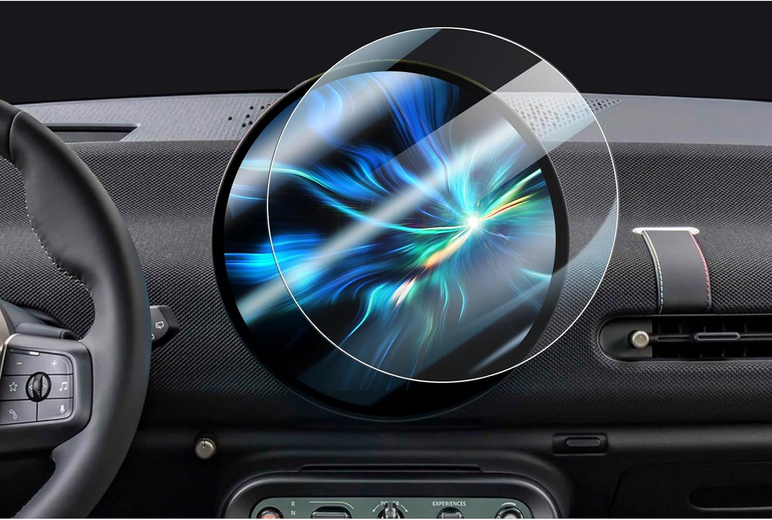 CDEFG Compatible con Mini Cooper S F65 F66 J01 Countryman U25 Aceman 2024 2025 Facelift Navigation Protector de Pantalla Cristal Templado de 9,4 pulgadas resistente a los arañazos GPS 9H Protector de