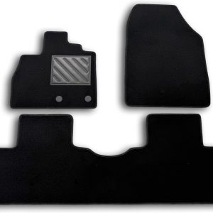 Alfombrillas para Renault Scenic IV- Grand Scenic IV a Partir de 2017-, a Medida, Antideslizantes, talonera de Goma Reforzada, Botones de fijación