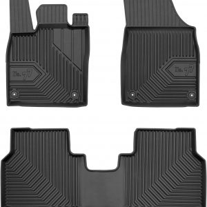 FROGUM No.77 Alfombrillas para Coche Alfombras para Skoda Enyaq IV Desde 2020, para Volkswagen ID.4 Desde 2020 | Borde Alto | para Todo el año | Tamaño
