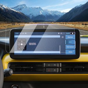 LUWU 2 Piezas Compatible con Jeep Avenger 2023 2024 2025 Navigation Protector de Pantalla Avenger 10,25 Pulgadas Nano Protector de Pantalla 6H Antiarañazos Avenger EV Hybrid 4XE 4X4 Accesorios