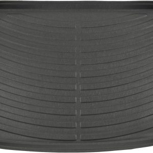 | Bandeja para maletero compatible con Megane 4, hatchback a partir de 2016, con borde alto, estera protectora para el maletero, estriada, enrollable, negro