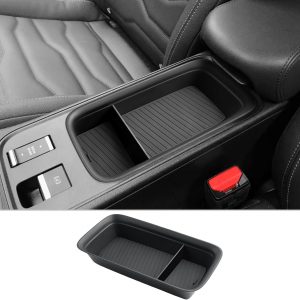 CDEFG Compatible con Fiat 600 Hybrid / 600e 2024 2025 Consola Central Caja de Almacenamiento Coche Center Console Organizador Bandeja Abajo el Reposabrazos Central 600e 2025 Accesorios