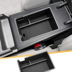 YEE PIN Compatible con BYD Atto 2 EV DM-i 2026 (no para Atto 2 EV 2025) consola central, caja de almacenamiento, reposabrazos central, guantera, bandeja organizadora con alfombrilla, para Atto 2 EV