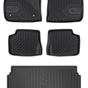 MOTOS Set de alfombrillas de goma y alfombrillas de maletero para Jeep Avenger BEV desde 2023 Mejora la comodidad de tus viajes con la alfombrilla antideslizante para coche NO.77- alfombrillas para to