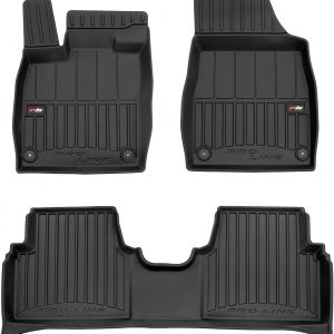 MOTOS Alfombrillas de Goma para Volkswagen ID.3 Desde 2019 Mejore la Comodidad de Sus Viajes con la Alfombra Antideslizante Car 3D- Alfombrillas de Coche para Varias Estaciones