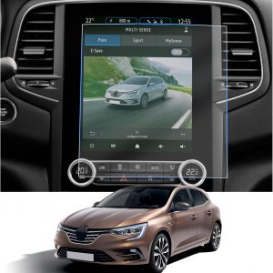 CDEFG Compatible con Renault Megane 4 2020-2024 Navigation Protector de Pantalla 4H Resistente a los arañazos 9,3 pulgadas Easy Link GPS Protector de Pantalla Navi Megane IV RS 2024 Accesorios 2