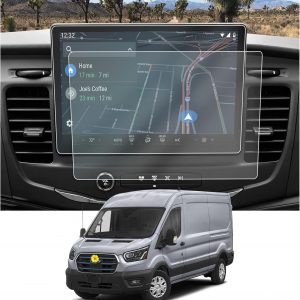 CDEFG Compatible con Ford Transit Custom E-Transit EV 2023 2024, protector de pantalla de navegación 4H resistente a los arañazos de 12 pulgadas SYNC 4 GPS, protector de pantalla para navegación,