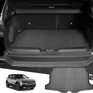 LUWU Compatible con Jeep Avenger Hybrid EV 2023 2024 2025 Alfombra de Maletero TPE de Goma Alfombrilla de Protección Todo Clima Cargo Liners Accesorios Avenger [Nivel Superior del Maletero]