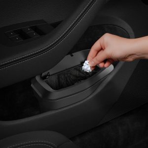 Spigen Papelera Interior para Tesla Model 3 2026 Highland para Puerta del Coche, Incluye 50 Bolsas, Diseño Compacto, Eliminación Fácil de Residuos (Solo Lado del Conductor)