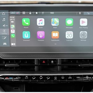 [2 unidades] CDEFG Fiat 500e 500 e Elektro/Tipo Cross 2021-2024 2025 Protector de Pantalla, Transparente GPS Navegador Salvapantallas 4H PET Pantalla Táctil para Navegación 10 pulgadas Accesorios