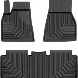 FROGUM No. 77 Alfombrillas para Coche Alfombras para Tesla Model S 2012-2021 | Borde Alto | para Todo el año | Tamaño