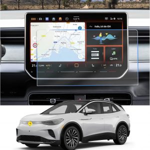 CDEFG Compatible con VW Golf 8.5/Tiguan 3/Passat B9/ID.4/ID.5/Cupra Formentor Born Leon 2025 2024 Navigation Protector de pantalla 6H resistente a los arañazos 12,9 pulgadas GPS Accesorios