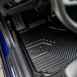 MOTOS Alfombrillas de Goma para Hyundai Ioniq 6 Desde 2022 Mejore la Comodidad de Sus Viajes con la Alfombra Antideslizante Car No.77- Alfombrillas de Coche para Varias Estaciones
