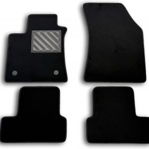 Alfombrillas para Renault Megane IV/Megane Grandtour IV (también híbrido enchufable) 09.2016> A Medida, Antideslizante, talonera de Goma Reforzada, Botones de fijación