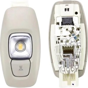 Luz Lectura Techo Coche 264301419R para R&enault para Kadjar para Megane 4 para Clio 4 para Scenic 4 Lámpara De Lectura con Lente De Luz De Mapa De Techo Interior(2 PCS)