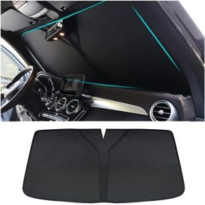 Coche Lunas Delanteras Parasoles para BYD Seal U,Plegable Parasol Parabrisas Delantero Protector Solar Protección UV Accesorios,A