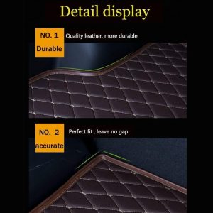 Protector de Maletero para BYD Atto 3 EVO 2026 2027, Alfombrilla de Goma TPE Cubeta Impermeables Antideslizante Coche,Black