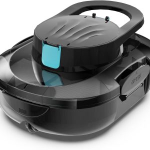 S1PRO (2026 Upgrade) Robot Limpiafondos Piscina, 120 Min de Limpieza, Doble Motor Robot de Piscina, con Filtración de 180μm, Estacionamiento Auto, para Piscinas Elevadas 100 m², Negro