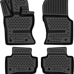 ELEMENT Alfombrillas 3D para Jaguar F-Pace 2016- | SUV | Conductor Izquierda | Alfombrillas Coche | 4 Piezas