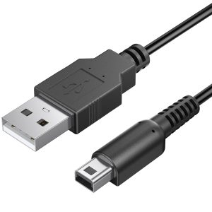 Mugust Cable Cargador para Nintendo 3DS Charger,Cable de Carga Rápida USB Repuesto Cargador Nintendo New 3/2/DSi XL(120cm)
