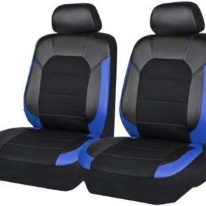 2Pcs Fundas Asientos Coche para Hyundai HB20 | i10 | i20 | i30 | Inster | Ioniq 5 | Ioniq 6 | Ioniq 9/ ix25/ ix35, Cómodo Transpirable Antideslizantes Delanteros Cubreasientos Interior Accesorios