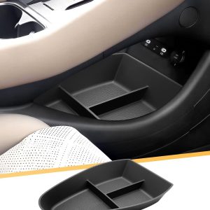 YEE PIN Caja Organizadora con Tablero Inferior para la Consola Central de BYD Atto 3 EVO 2026 (No para Atto 3 2025), Caja Inferior de la Consola Central del Coche para Control Central. Organizador