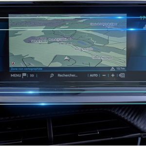 BIXUAN 10″ compatible con 2023 2024 2025 Facelift Peugeot 208 E-208 2008 E-2008 Navegación Protector de Pantalla GPS Auto Transparente Protector de Pantalla Nanofilm 208 E-208 Accesorios [2 unidades]