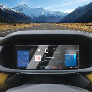 LUWU 2 Piezas Compatible con Jeep Avenger 2023 2024 2025 Navigation Protector de Pantalla Avenger 10,25 Pulgadas Nano Protector de Salpicadero 6H Antiarañazos EV Hybrid 4XE 4X4 Accesorios