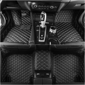 Alfombrillas Coche para BYD HAN,2020-present,Resistente a Los Rayos UV,Impermeable,Fácil de Limpiar,Fácil de Instalar,Elegante y de Alta Gama,Apto para Todas Las Estaciones