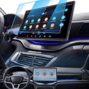 LFOTPP Protector de pantalla de navegación de 15,6 pulgadas compatible con BYD Seal U EV | para Sealion 07 EV | para Tang EV, vidrio templado 9H resistente a los arañazos GPS Navi Antihuellas