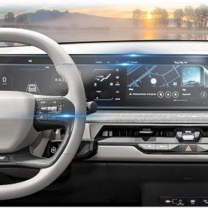 CDEFG Protector de pantalla para Kia EV9 2024, accesorios 2024 EV9 Light Long Range Wind Land GT-Line de navegación de 12.3 pulgadas + cubierta de pantalla táctil todo en uno (2 unidades) Nano Foils