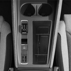 YEE Pin Compatible con Skoda Enyaq IV 2021 2022 2023 Caja de Almacenamiento para Consola Central Enyaq IV, Organizador de apoyabrazos Accesorios, Interior Control Central (Negro)