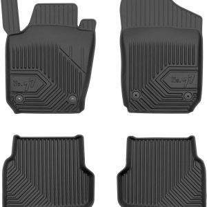 FROGUM No.77 Alfombrillas para Coche Alfombras para Seat Ibiza IV 2008-2017, para Volkswagen Polo V 2009-2017 | Borde Alto | para Todo el año | Tamaño